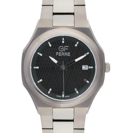 GF Ferre- Gents- Gun Case- Black Dial- Gun Band