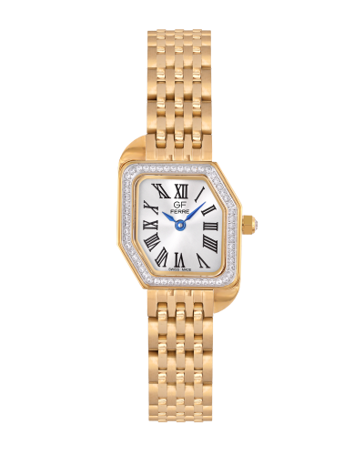 GFGP170026LZ.webp GF Ferre- Ladies- GP Case- Silver Dial- GP Band- CZ - Image 1