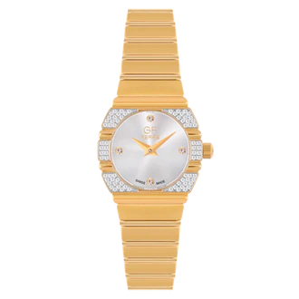 GF Ferre- Ladies- GP Case- MOP Dial- GP Band- CZ