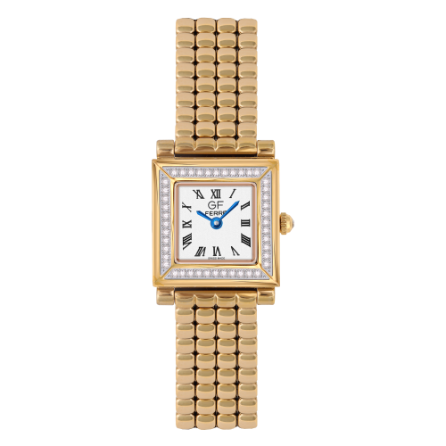 GFGP170041LZ.webp GF Ferre- Ladies- GP Case- Silver Dial- GP Band- 45 CZ - Image 1