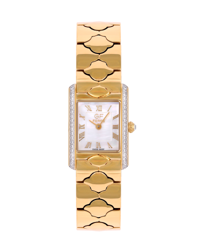 GFGP170042LZ.webp GF Ferre- Ladies- GP Case- MOP Dial- GP Band- CZ - Image 1