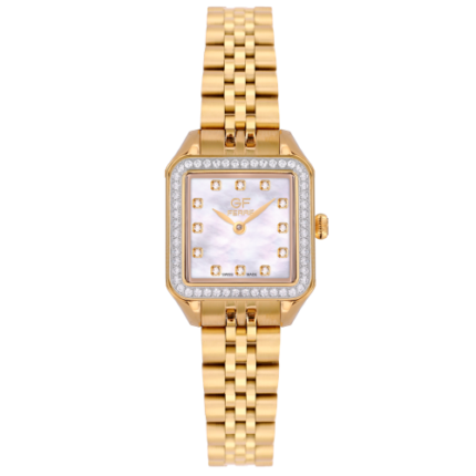 GF Ferre- Ladies- GP Case- MOP Dial- GP Band- CZ