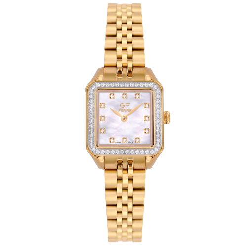 GFGP170083LZ.webp GF Ferre- Ladies- GP Case- MOP Dial- GP Band- CZ - Image 1