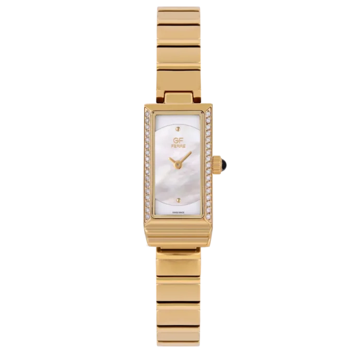 GF Ferre- Ladies- GP Case- Mop Dial- GP Band- CZ - Image 1