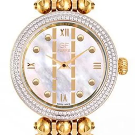 GF Ferre- Ladies- GP Case- MOP Dial- GP Band- CZ
