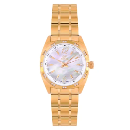 GF Ferre- Ladies- GP Case- MOP Dial- GP Band- CZ