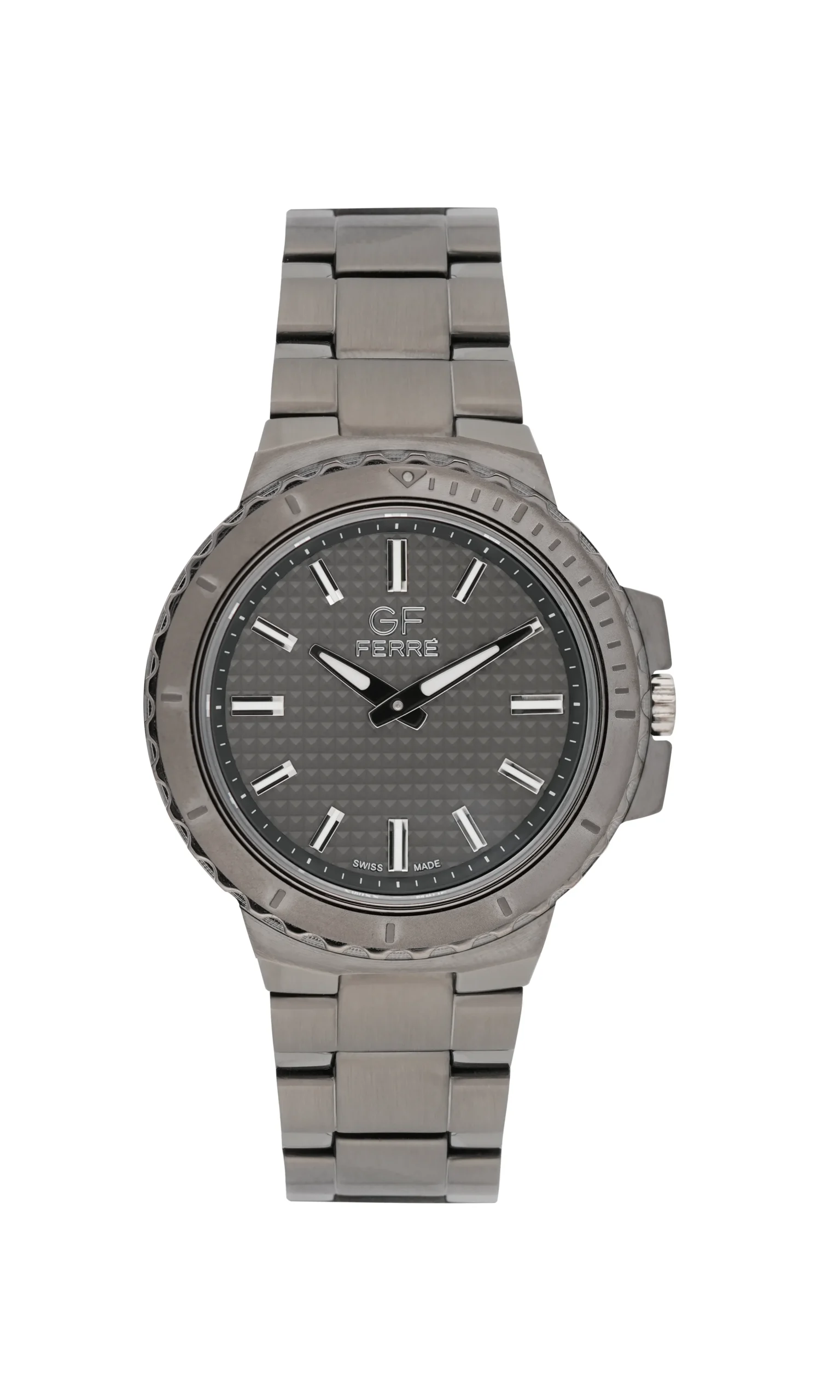 GFGUN29613M.webp GF Ferre- Unisex- Gun Case- Black Dial- Black Band - Image 1