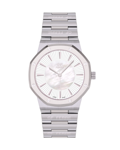 GFSS170175G.webp GF Ferre- Gents- SS Case- MOP Dial- SS Band - Image 1