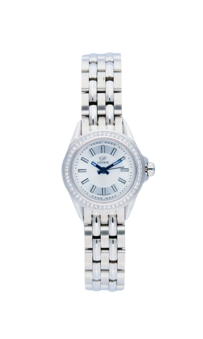 GF Ferre- Ladies- SS Case- Silver Dial- SS Band- CZ 53 - Image 1