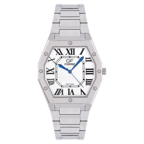 GFSS3410G.webp GF Ferre- Gents- SS Case- Silver Dial- SS Band - Image 1