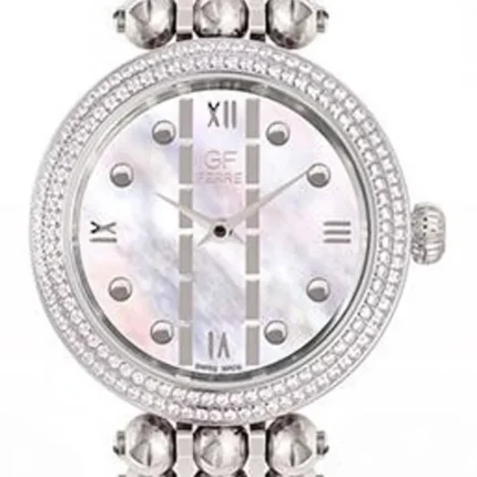 GF Ferre- Ladies- SS Case- MOP Dial- SS Band- CZ