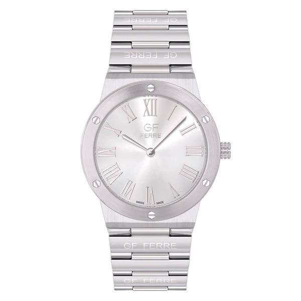 GFSS8080G.webp GF Ferre- Gents- SS Case- Silver Dial- SS Band - Image 1