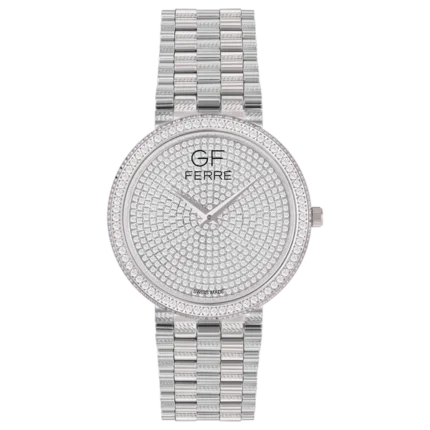 GF Ferre- Gents- SS Case- CZ Dial- SS Band- CZ