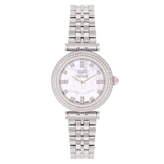 GF Ferre- Ladies- SS Case- MOP Dial- SS Band- CZ