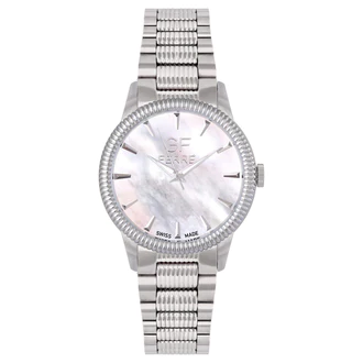 GF Ferre- Gents- SS Case- MOP Dial- SS Band