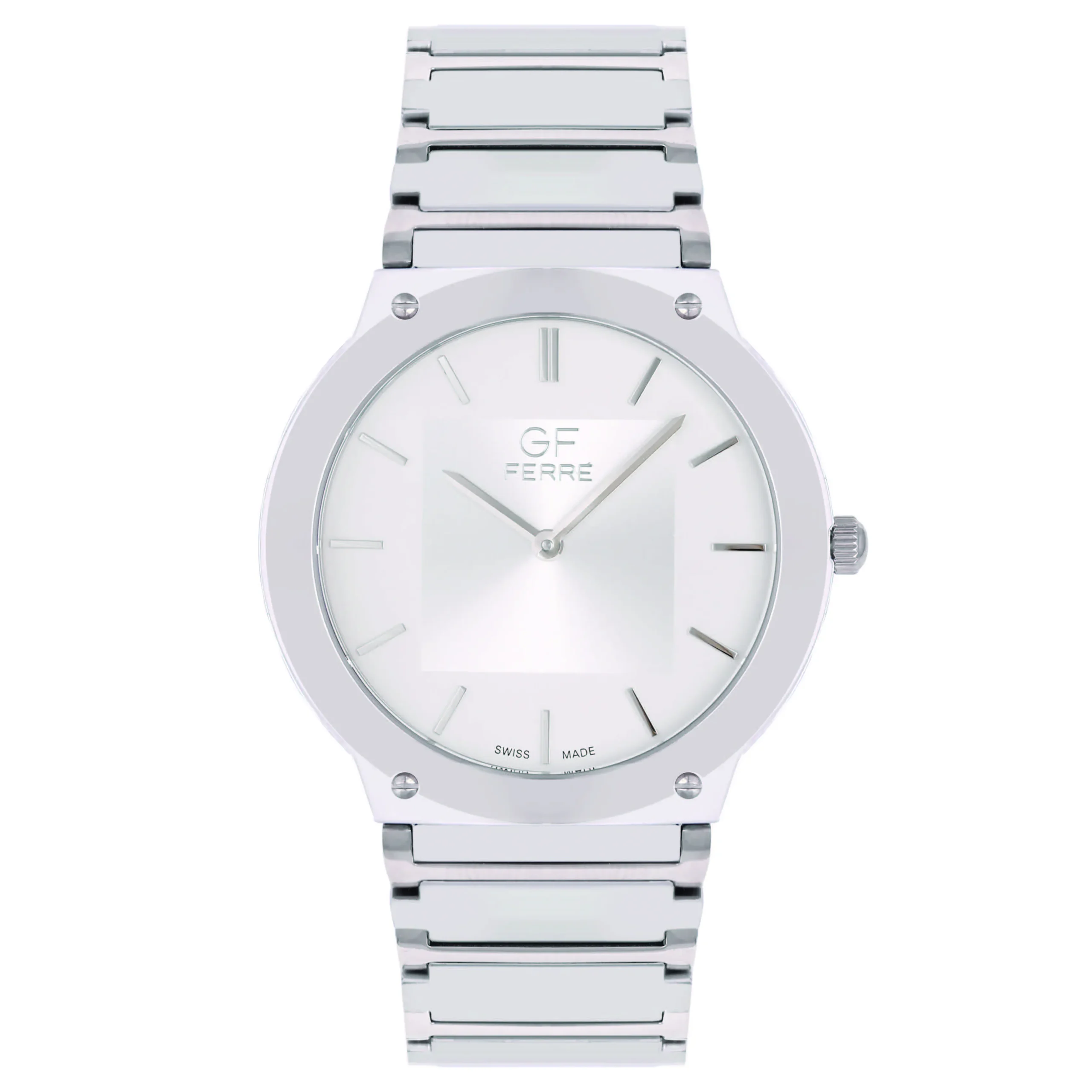 GFSS8933G.webp GF Ferre- Gents- SS Case- Silver Dial- SS Band - Image 1