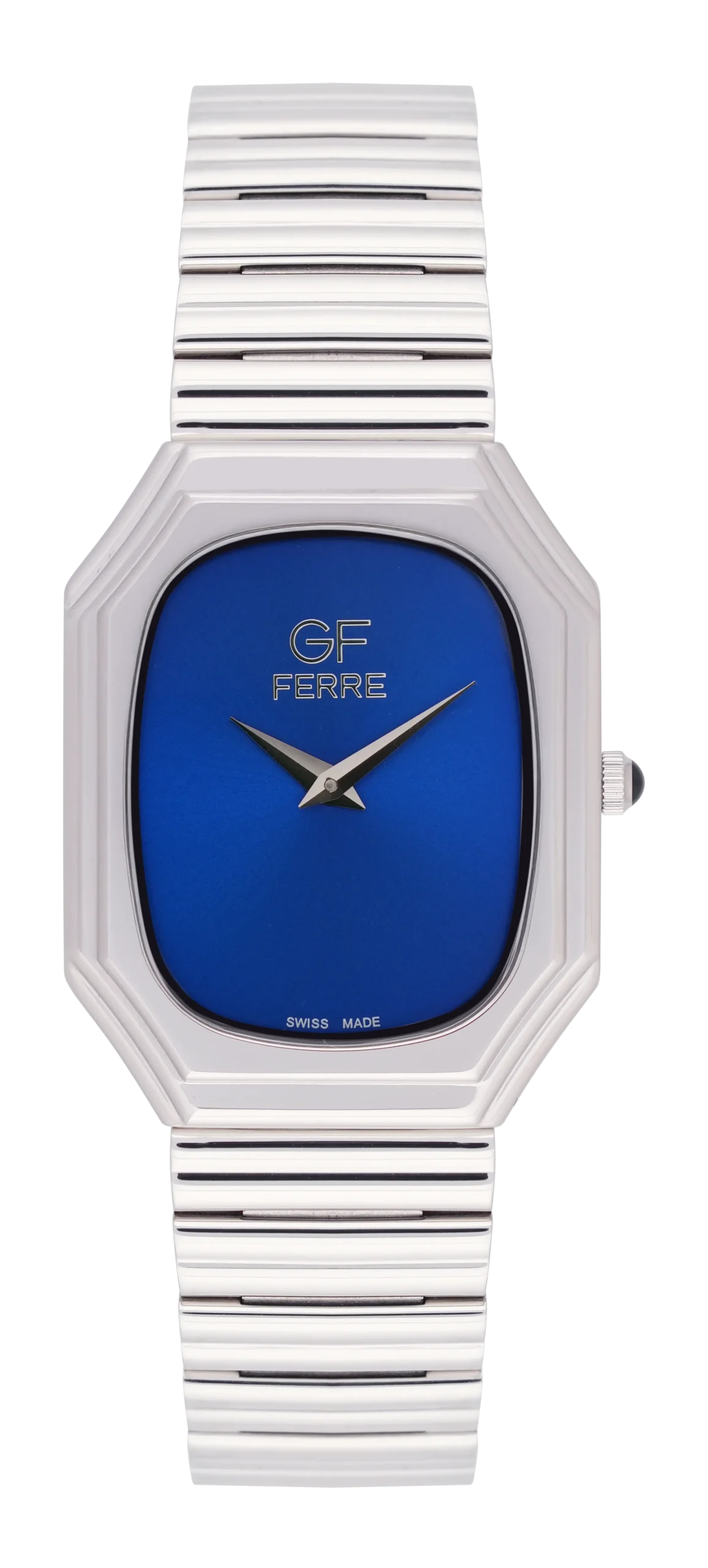 GFSSBU10132G.webp GF Ferre- Gents- SS Case- Blue Dial- SS Band - Image 1