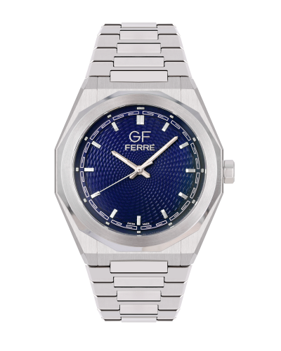 GFSSBU170170G.webp GF Ferre- Gents- SS Case- Blue Dial- SS Band - Image 1