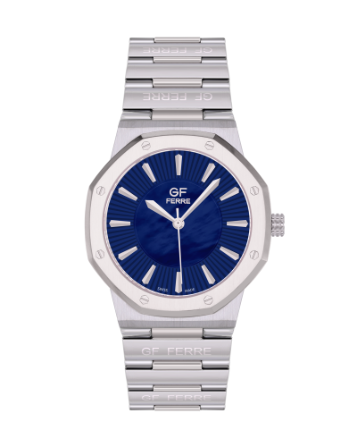 GFSSBU170175G.webp GF Ferre- Gents- SS Case- Blue Dial- SS Band - Image 1