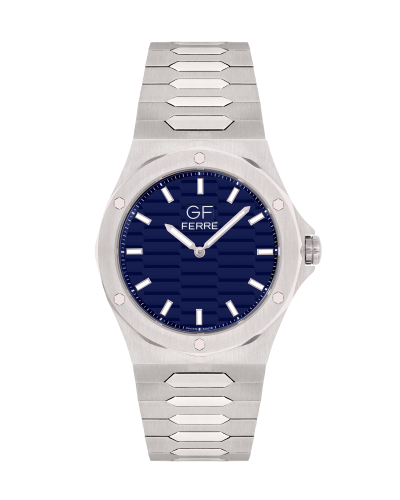 GFSSBU170181G.webp GF Ferre- Gents- SS Case- Blue Dial- SS Band - Image 1