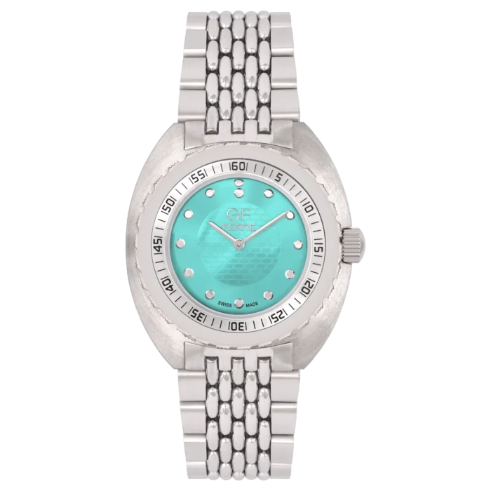 GF Ferre- Gents- SS Case- Tiffany Dial- SS Band - Image 1
