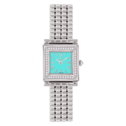 GF Ferre- Ladies- SS Case- Tiffany Dial- SS Band- 45 CZ