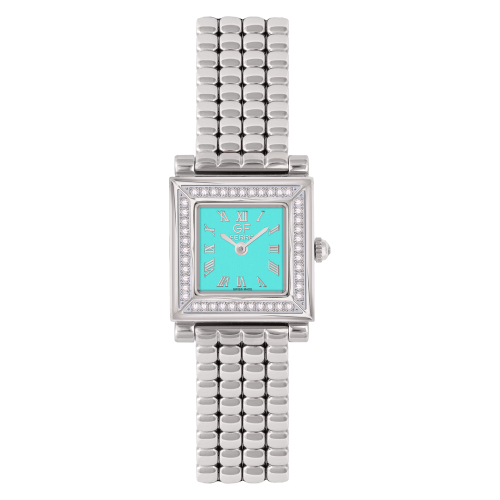 GFSSTF170041LZ.webp GF Ferre- Ladies- SS Case- Tiffany Dial- SS Band- 45 CZ - Image 1