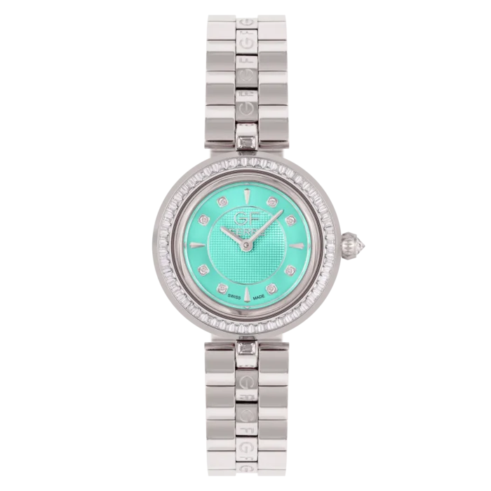 GF Ferre- Ladies- SS Case- Tiffany Dial- SS Band- CZ - Image 1