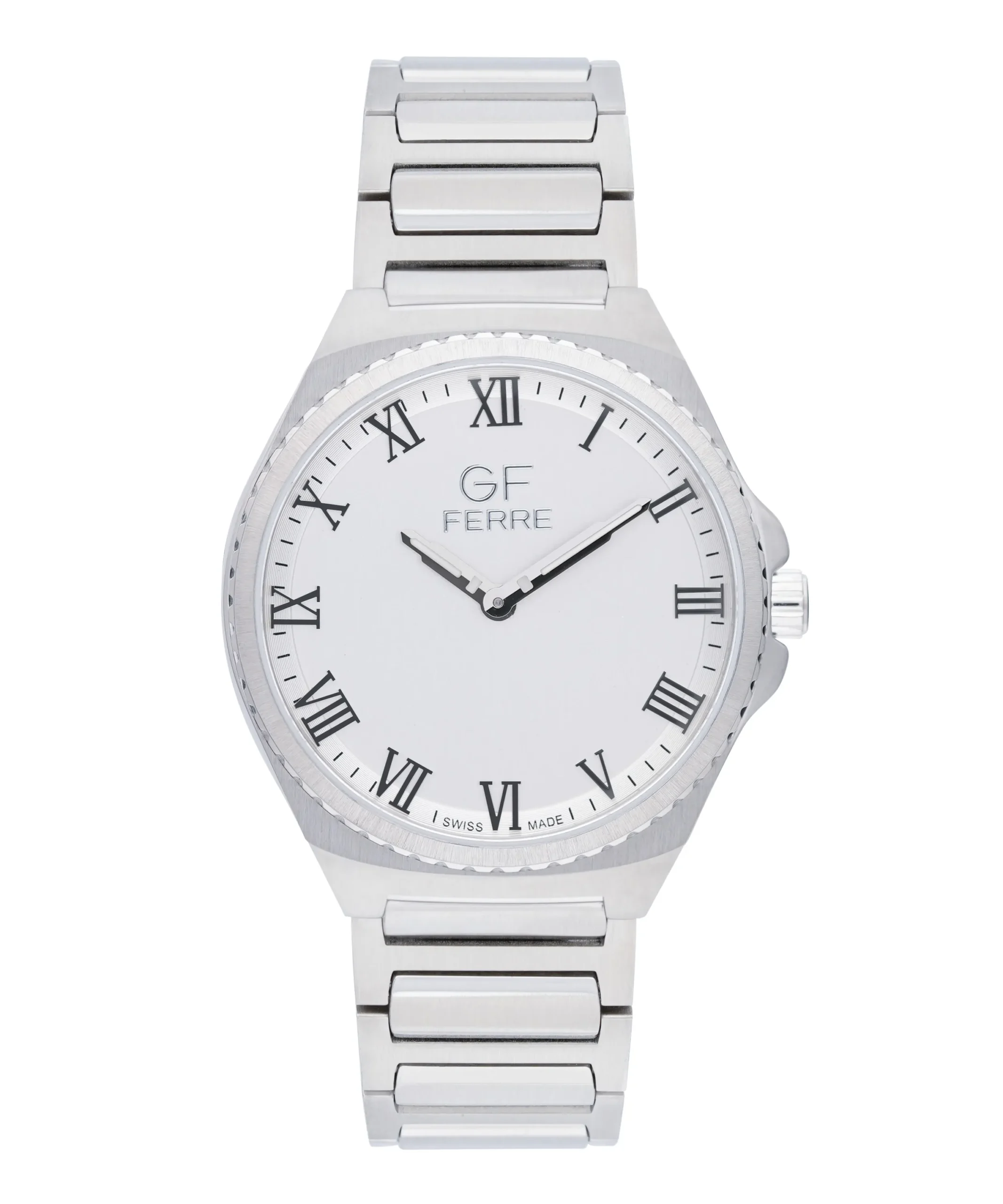 GFSSW25263G.webp GF Ferre- Gents- SS Case- Silver Dial- SS Band - Image 1