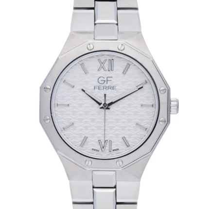 GF Ferre- Gents-  SS Case- Silver Dial- SS Band