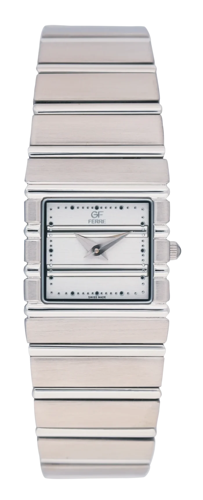GF Ferre- Ladies- SS Case- Silver Dial- SS Band - Image 1