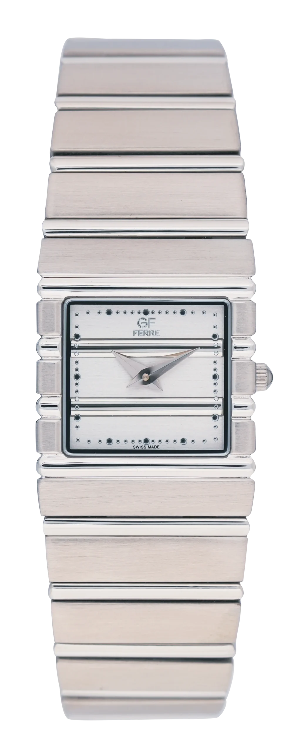 GFSSW6016L.webp GF Ferre- Ladies- SS Case- Silver Dial- SS Band - Image 1