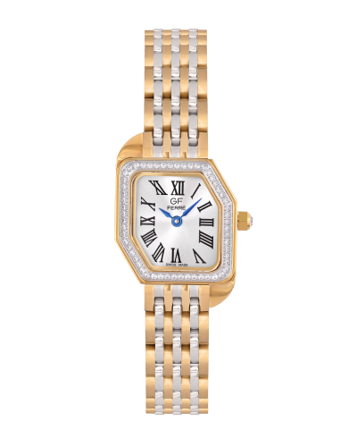 GFTG170026LZ.webp GF Ferre- Ladies- TTGP Case- Silver Dial- TTGP Band- CZ - Image 1