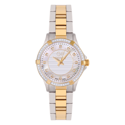 GF Ferre- Ladies- TTGP Case- MOP Dial- TTGP Band- 59 CZ