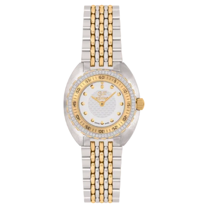 GF Ferre- Ladies- TTGP Case- White Dial- TTGP Band- CZ