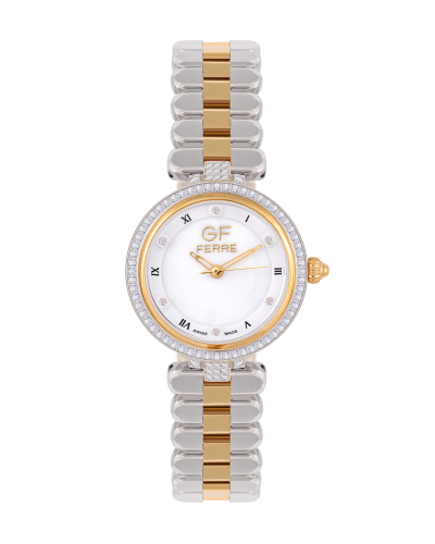 GFTG170039LZ.webp GF Ferre- Ladies- TTGP Case- MOP Dial- TTGP Band- CZ - Image 1