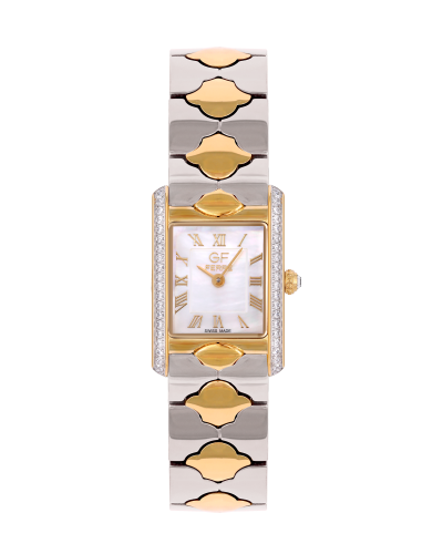 GFTG170042LZ.webp GF Ferre- Ladies- TTGP Case- MOP Dial- TTGP Band- CZ - Image 1