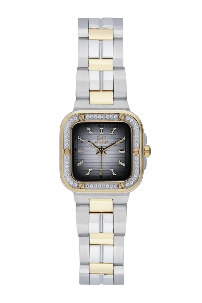 GF Ferre- Ladies- TTGP Case- White Dial- TTGP Band- CZ - Image 1