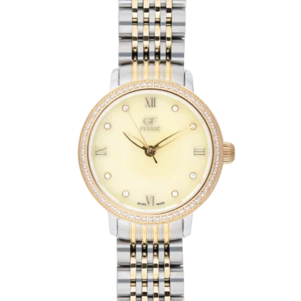 GF Ferre- Ladies- TTGP Case- Yellow Dial- TTGP Band- CZ