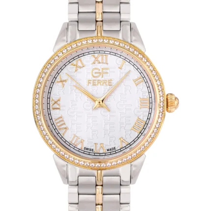 GF Ferre- Ladies- TTGP Case- Silver Dial- TTGP Band- CZ