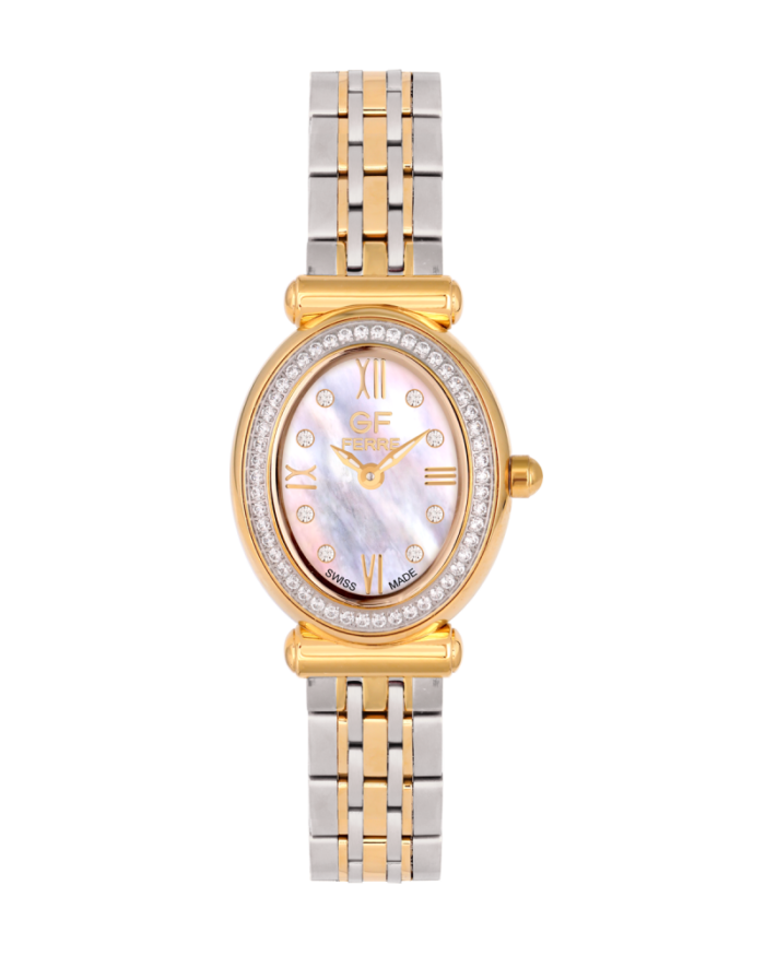 GF Ferre- Ladies- TTGP Case- MOP Dial- TTGP Band- CZ - Image 1