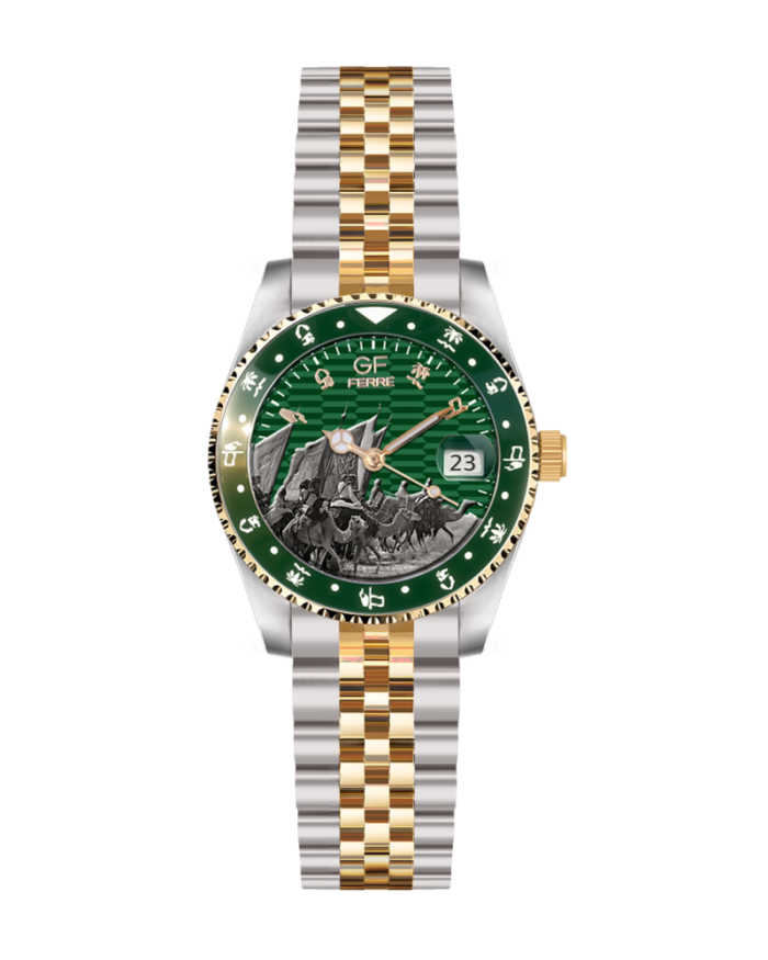 GF Ferre- Ladies- TTGP Case- Green Dial- TTGP Band - Image 1