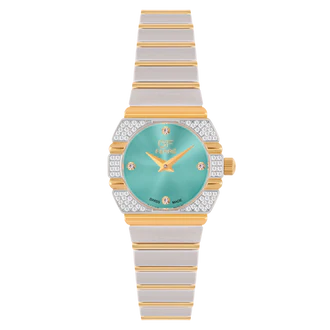GF Ferre- Ladies- TTGP Case- Tiffany Dial- TTGP Band- CZ