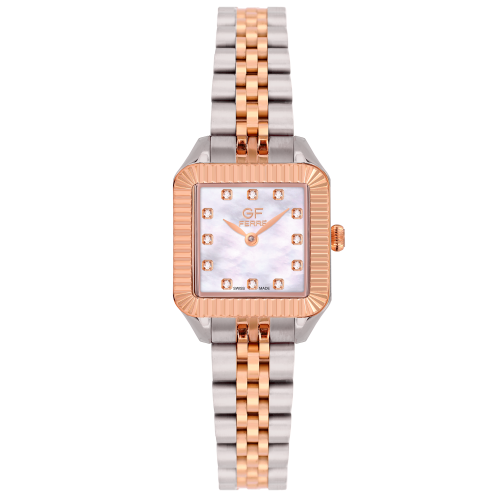 GF Ferre- Ladies- TTRG Case- MOP Dial- TTRG Band