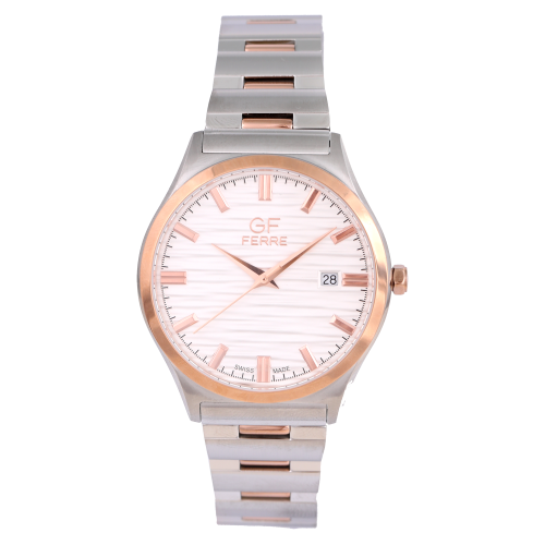 GFTR24360G.webp GF Ferre- Gents- TTRG Case- Silver Dial- TTRG Band - Image 1