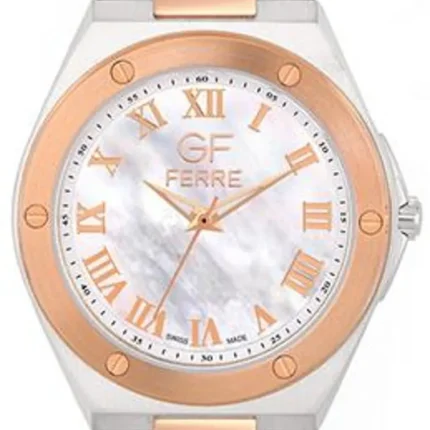 GF Ferre- Gents- TTRG Case- White Dial- TTRG Band