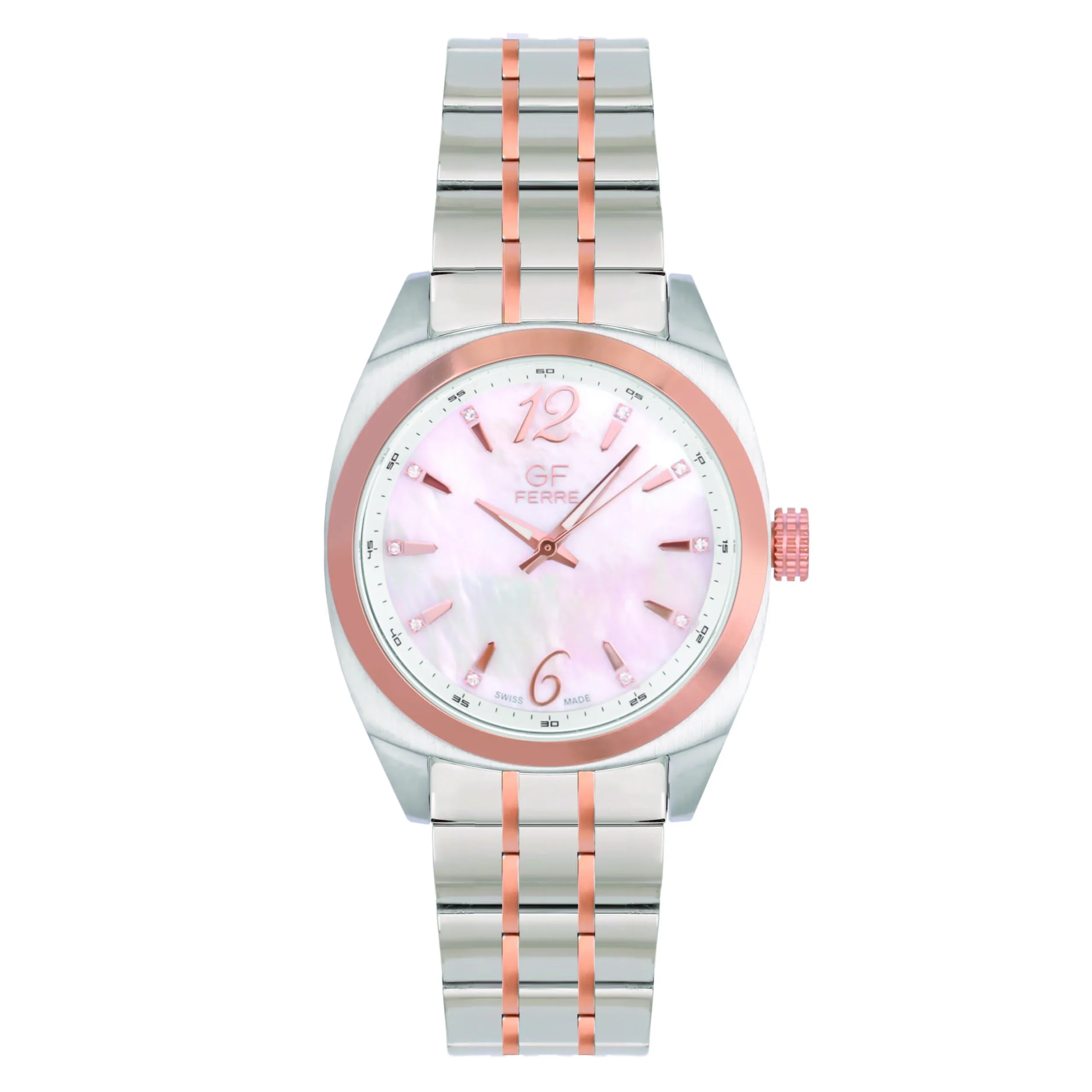 GFTR8931G.webp GF Ferre- Gents- TTRG Case- MOP Dial- TTRG Band - Image 1