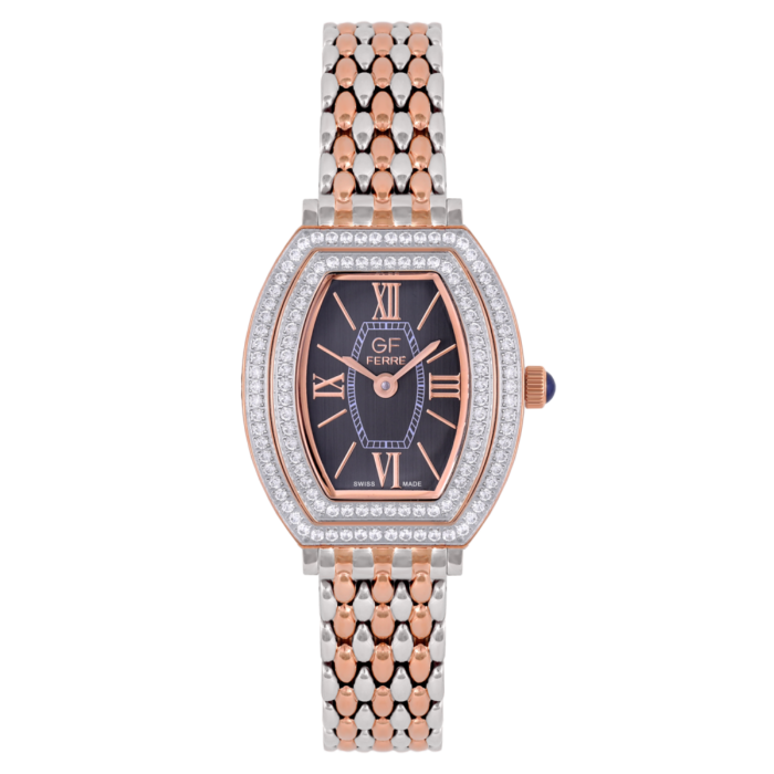 GF FERRE- Ladies- TTRG Case- Grey Dial- TTRG Band- cz - Image 1