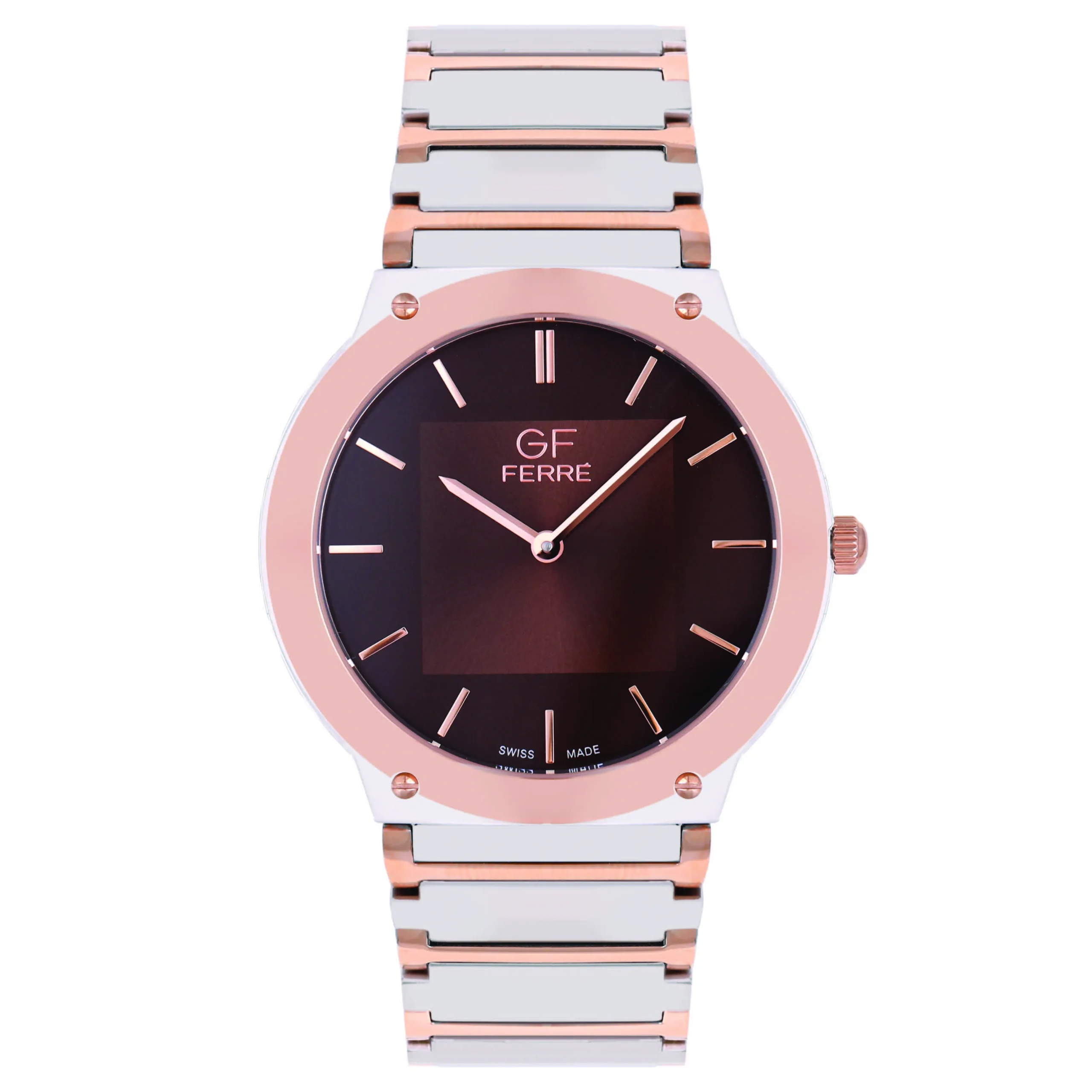 GFTRBR8933G.webp GF Ferre- Gents- TTRG Case- Brown Dial- TTRG Band - Image 1