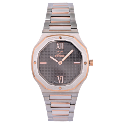 GF Ferre- Gents- TTRG Case- Grey Dial- TTRG Band